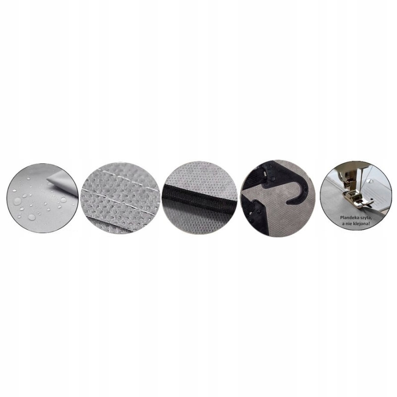 POKROWIEC PÓŁPLANDEKA NA DACH I SZYBY MATA OCHRONNA SAMOCHODOWA HALF ROZ.L Rodzaj maty na szyby