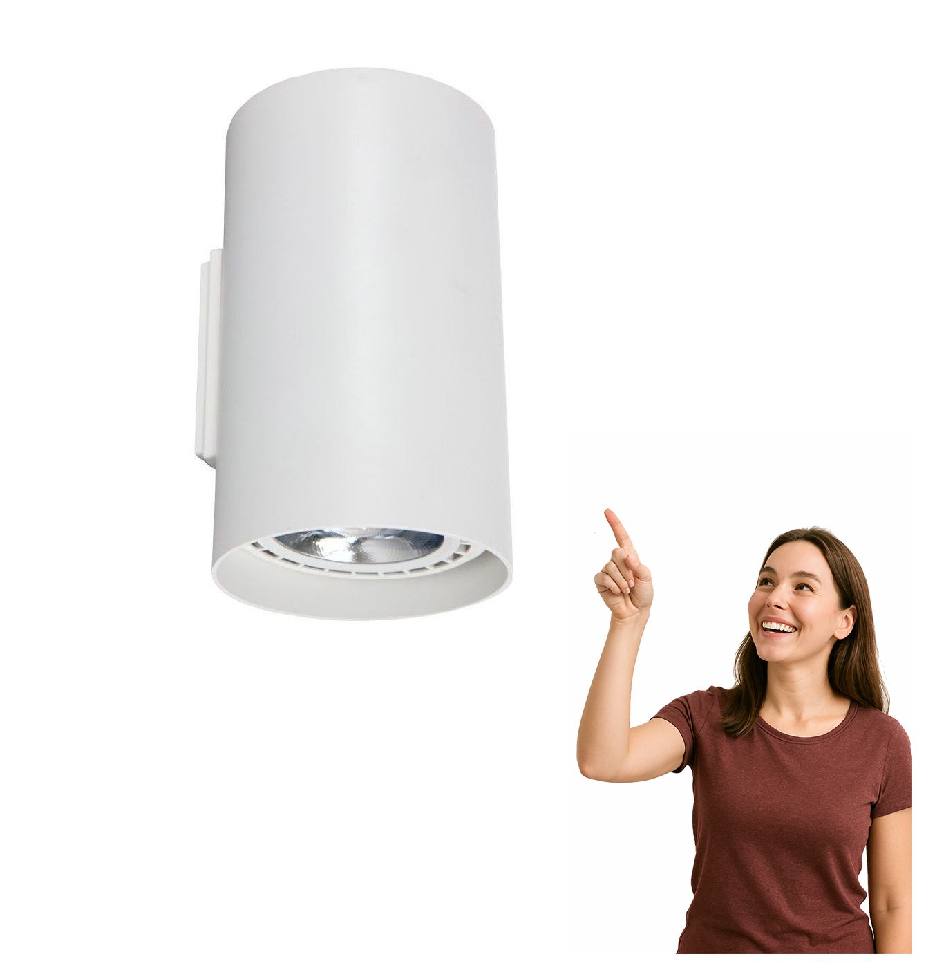 Nástenná lampa Tube 9317 Nowodvorski