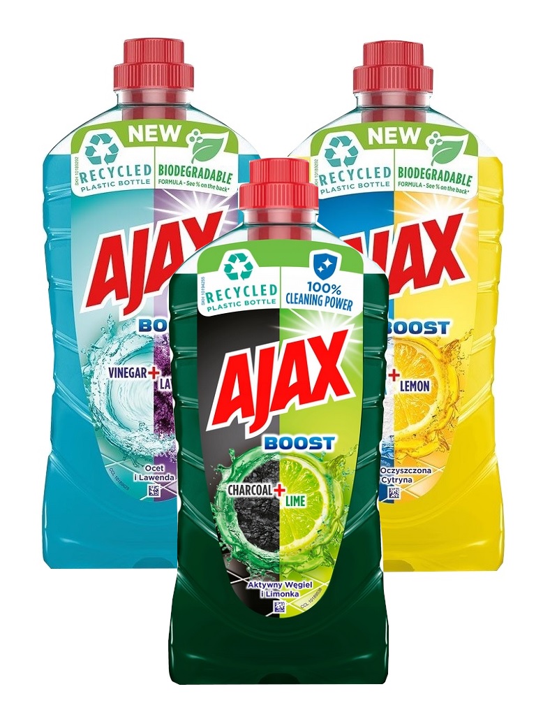 

Ajax Boost Płyn do mycia podłóg MIX 3x 1 L
