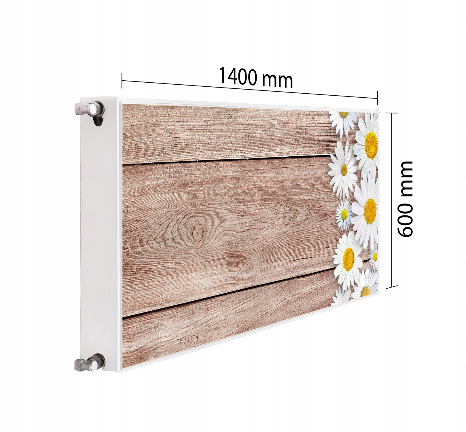 Magnetická Maska Na Radiátor 140x60 Dřevo Podložka Magnet