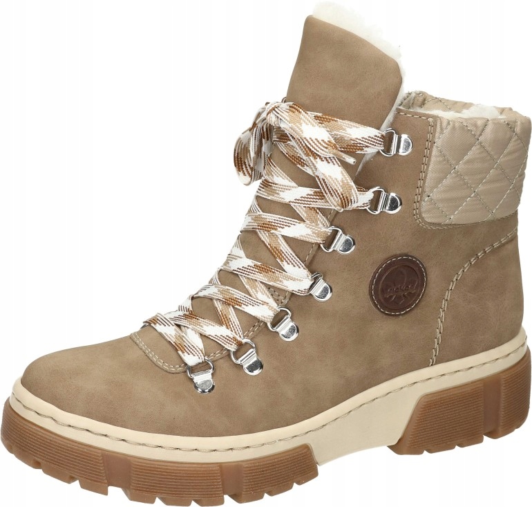 

Rieker buty, botki, trzewiki, trapery beżowe X8647