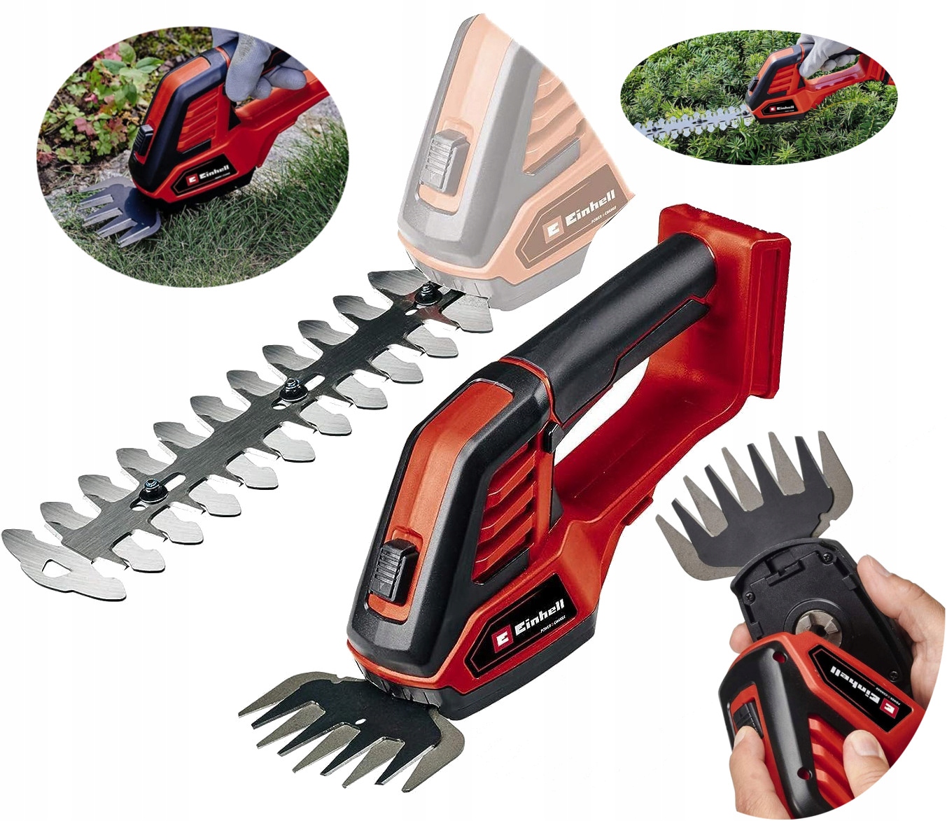 Einhell Akumulátorové Nožnice Na Trávu A Živý Plot Ge-cg 18/100 Li-Solo