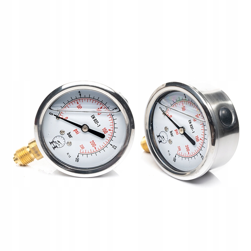 Manometr glicerynowy dolny G1/4 DN63 0-16 bar