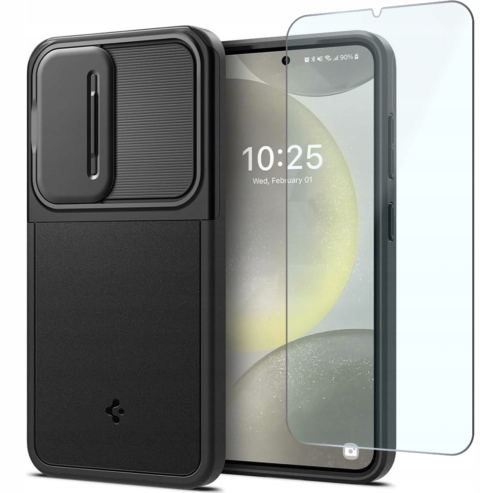 Etui Spigen do Galaxy S24, mocne, ochronne, stylowe, case szkło hartowane