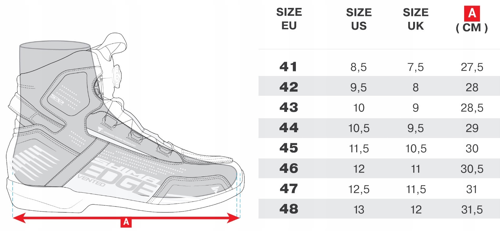 Buty Shima RSX-6 rozm.42 +GRATIS! Producent Shima