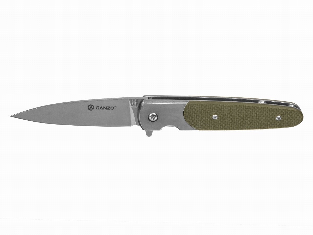 Nůž Ganzo G743-2-GR turistický ocel 440C čepel 8.7 cm Edc