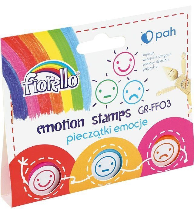 STEMPELKI OZDOBNE PIECZĄTKI EMOTION EMOCJE 3 SZTUK Certyfikaty, opinie, atesty CE