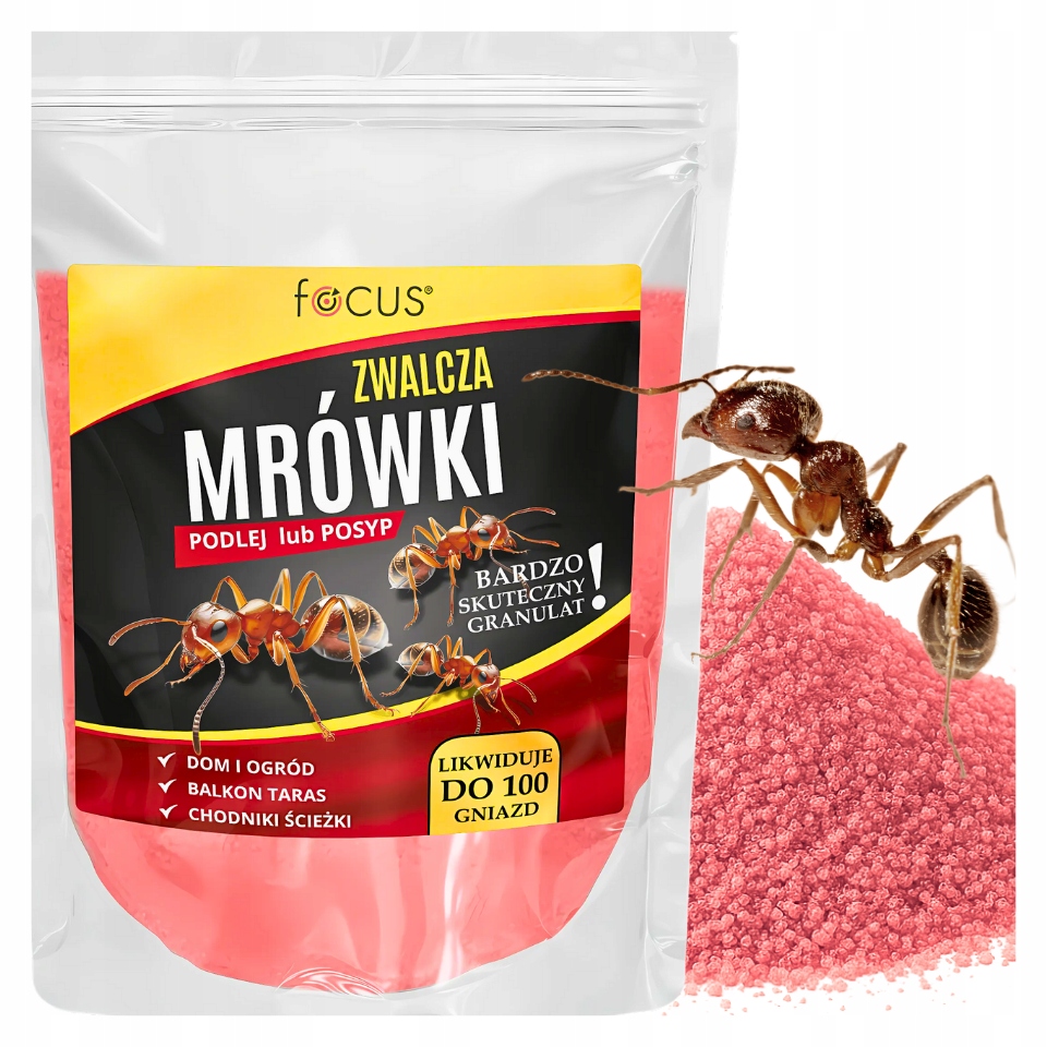 Proszek Na Mrówki 1KG Trutka Preparat Środek na Mrowiska Przeciwko Mrówkom