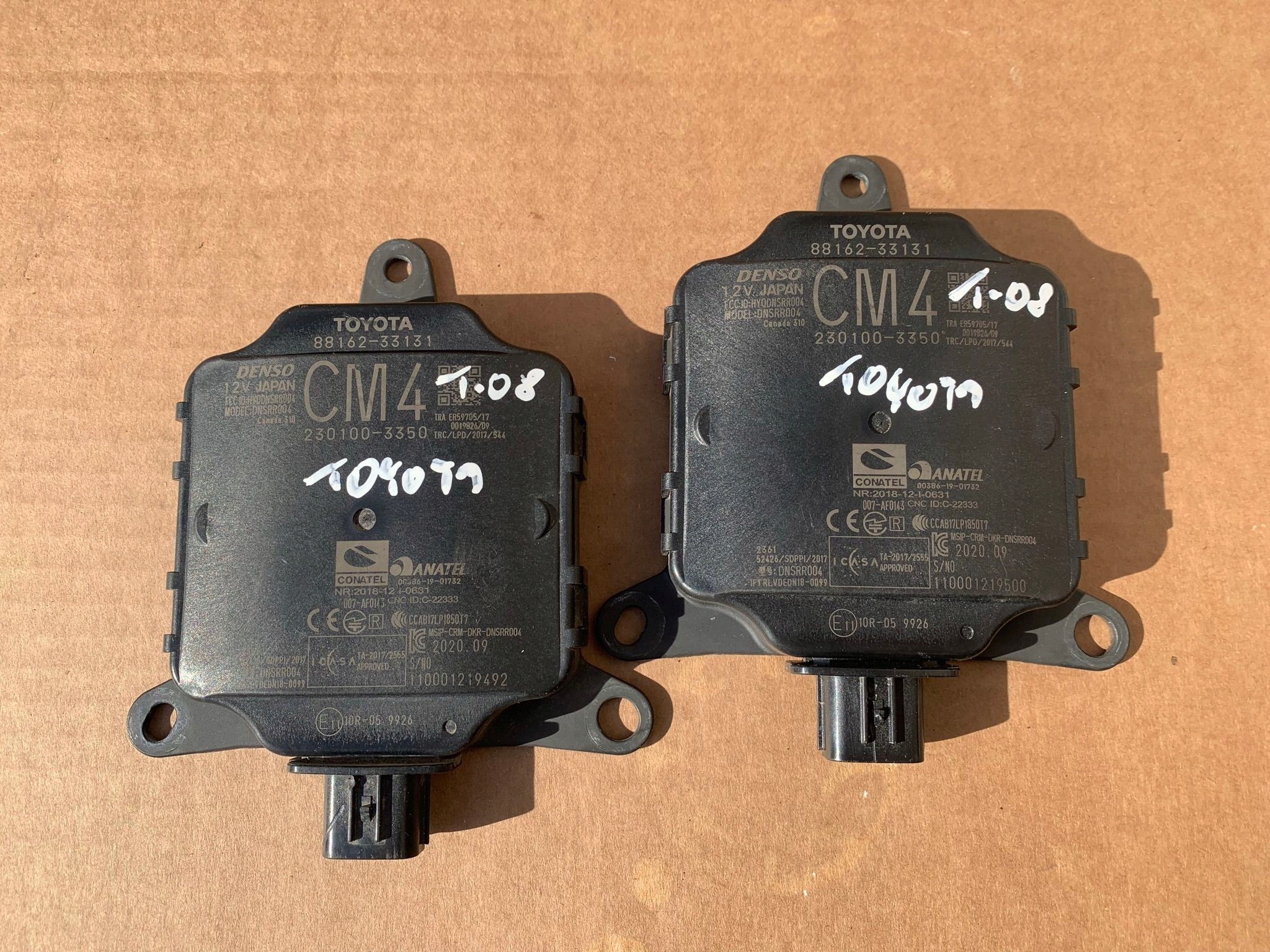 TOYOTA CAMRY 2018+ SENSOR SENSOR MARTWEGO POLA PUNKTU 8816233131