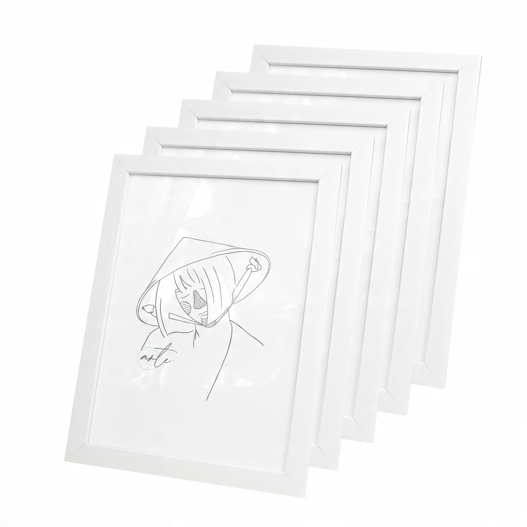 

Zestaw Ramka na zdjęcia 10x15 kolor biały 5szt