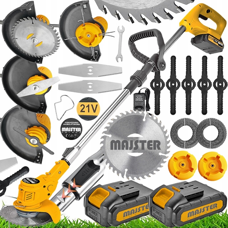 PODKASZARKA AKUMULATOROWA KOSA WYKASZARKA ZESTAW
