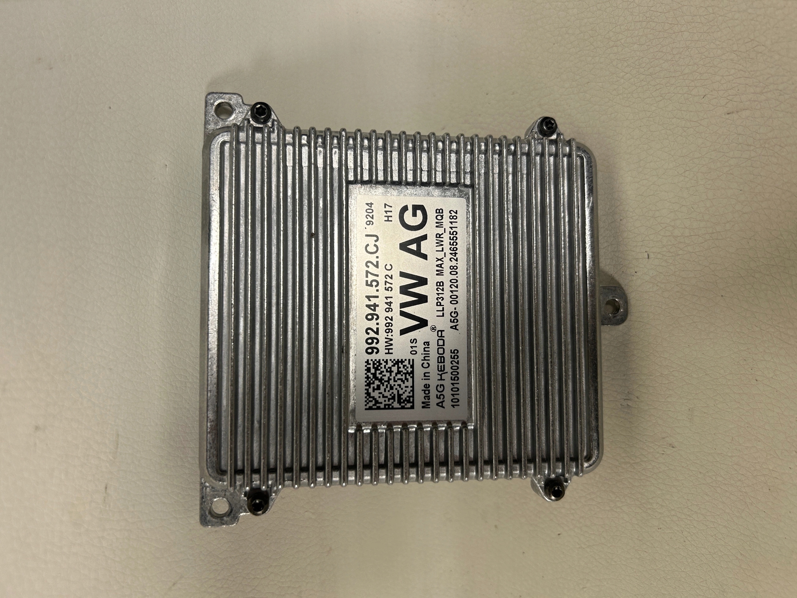 Skoda Audi Volkswagen module control unit lights 992941572CJ