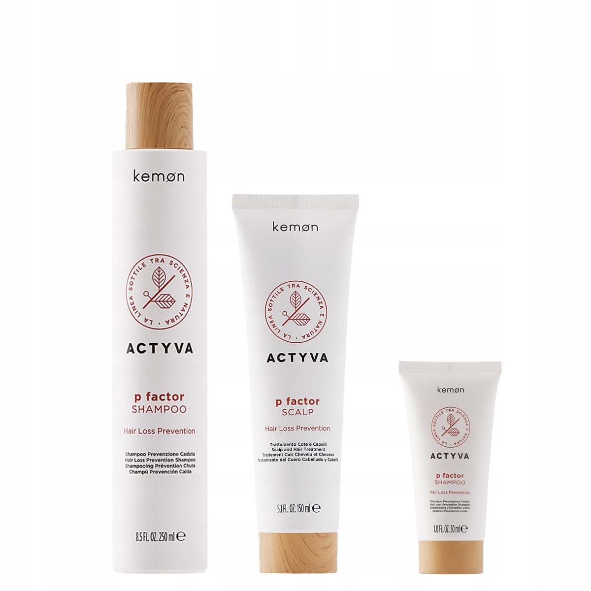 

Kemon Actyva P Factor zestaw szampon kuracja