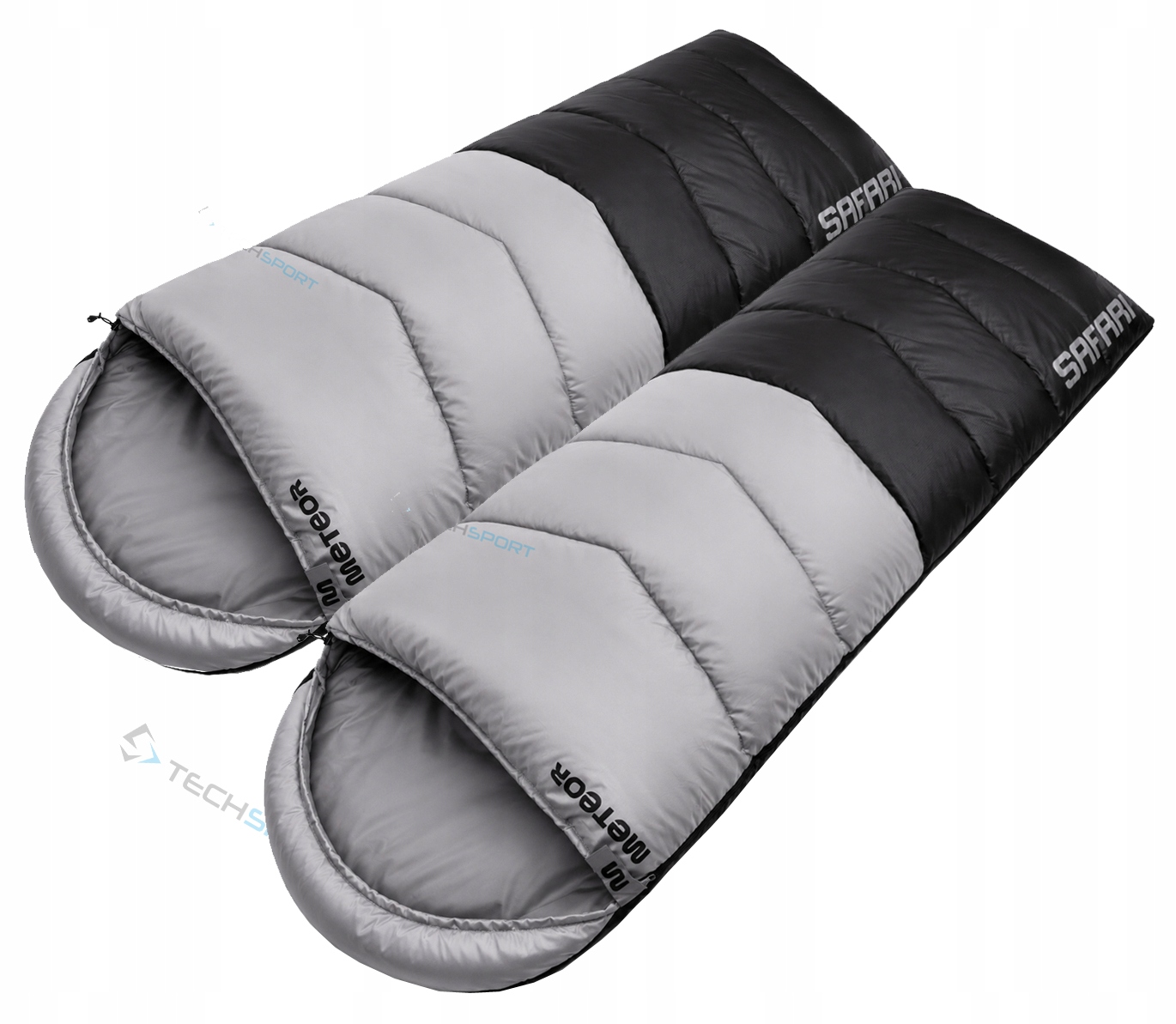 Kombinovaný Set Spacáků 2X Meteor Safari 250g Do -2°C Zámek Pravý+levý