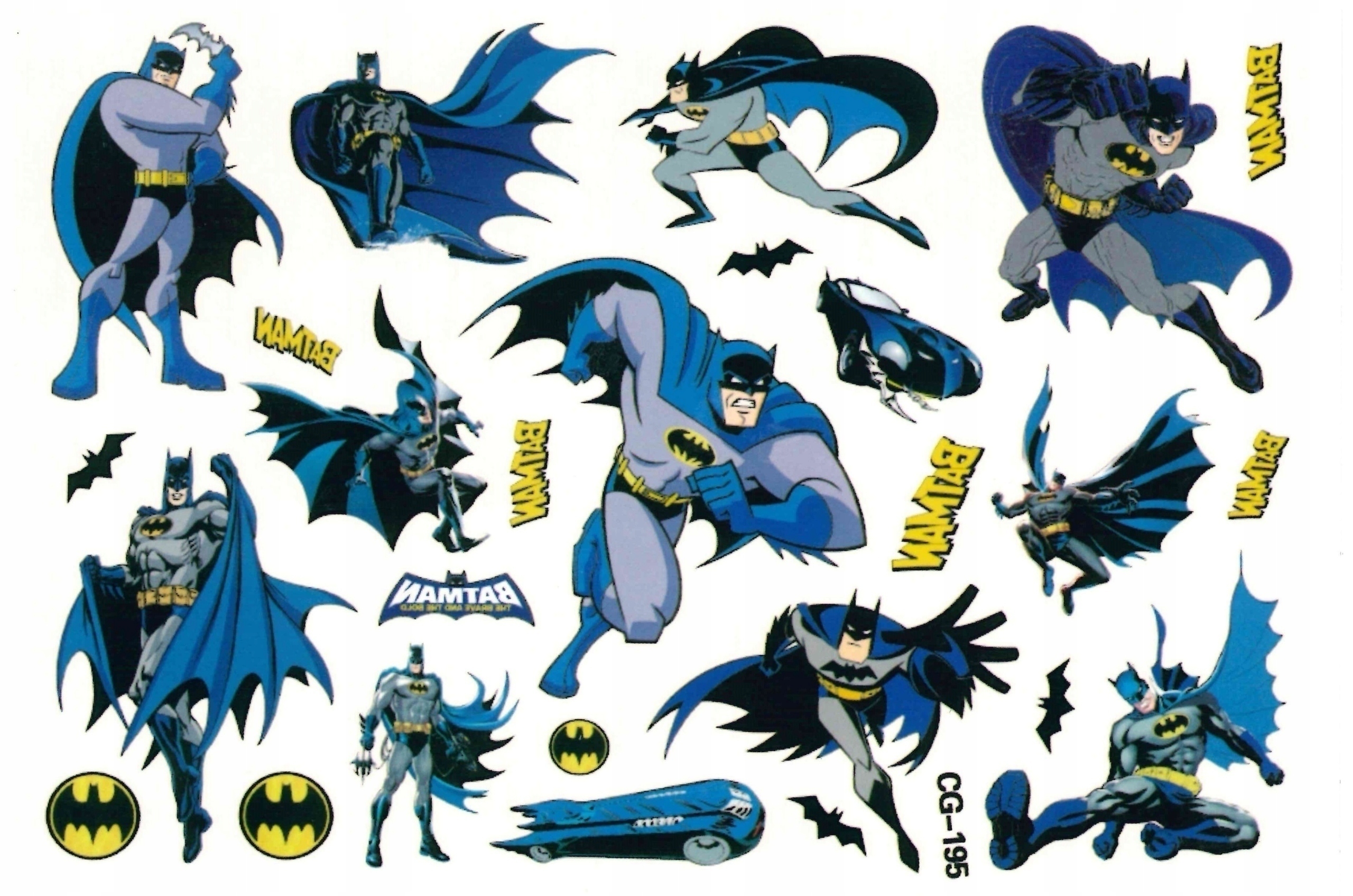 

Tatuaż zmywalny dla dzieci Batman CG195