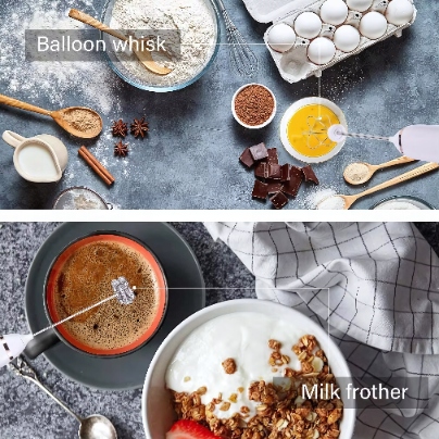 SPIENIACZ UBIJACZ DO MLEKA JAJEK KAWY MINI MIKSER ELEKTRYCZNY UBIJAK MIKSER Moc 8 W