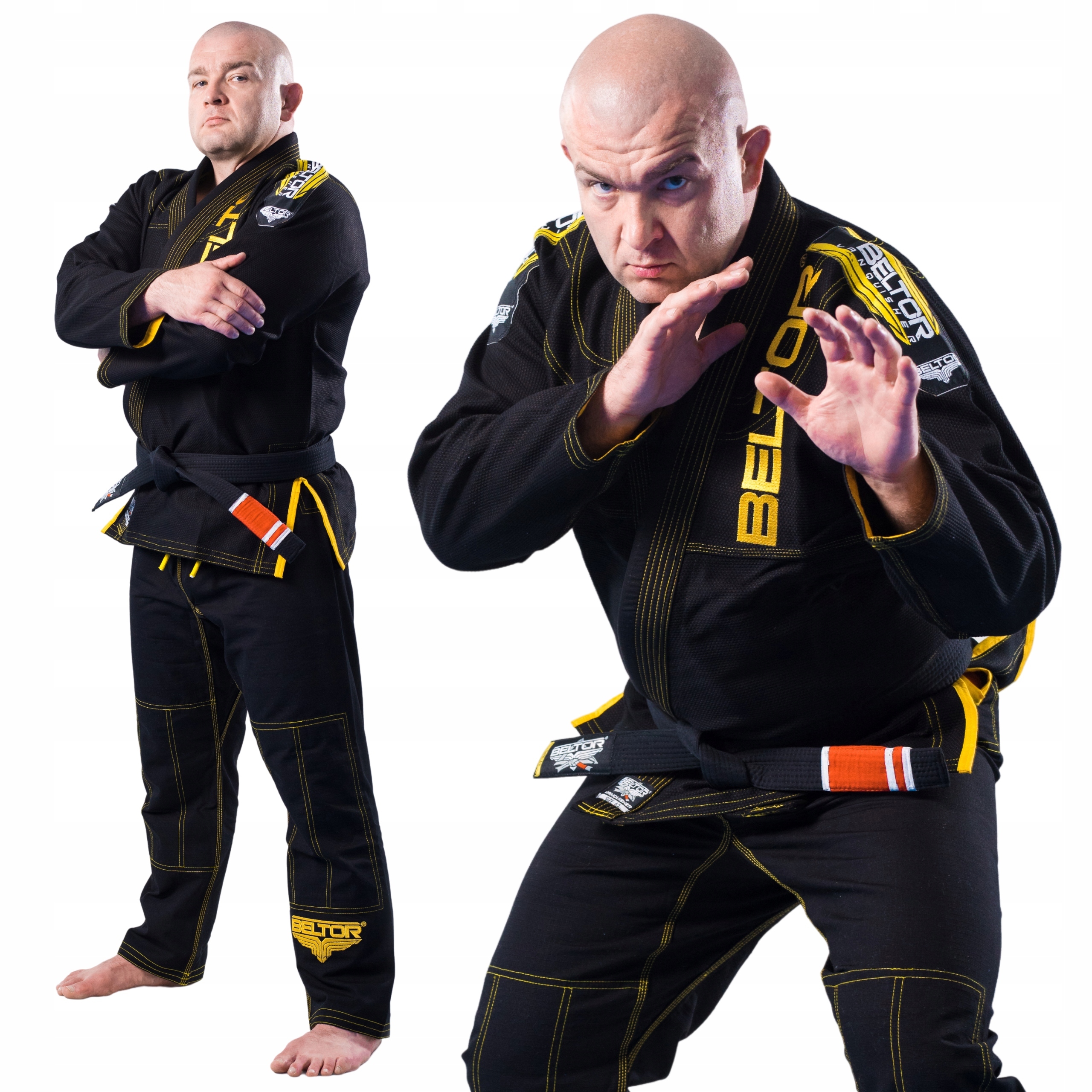 Beltor Kimono Bjj Gi Vanquisher Black/yellow Czarno Żółte Rozmiar A4