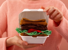 Pojemniki obiadowe styropianowe opakowania jednorazowe XPS 15x15x7cm 125szt Kod producenta 3221