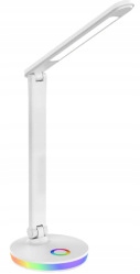 Lampka biurkowa LED 7W neutralna +RGB NEPTUN Biała