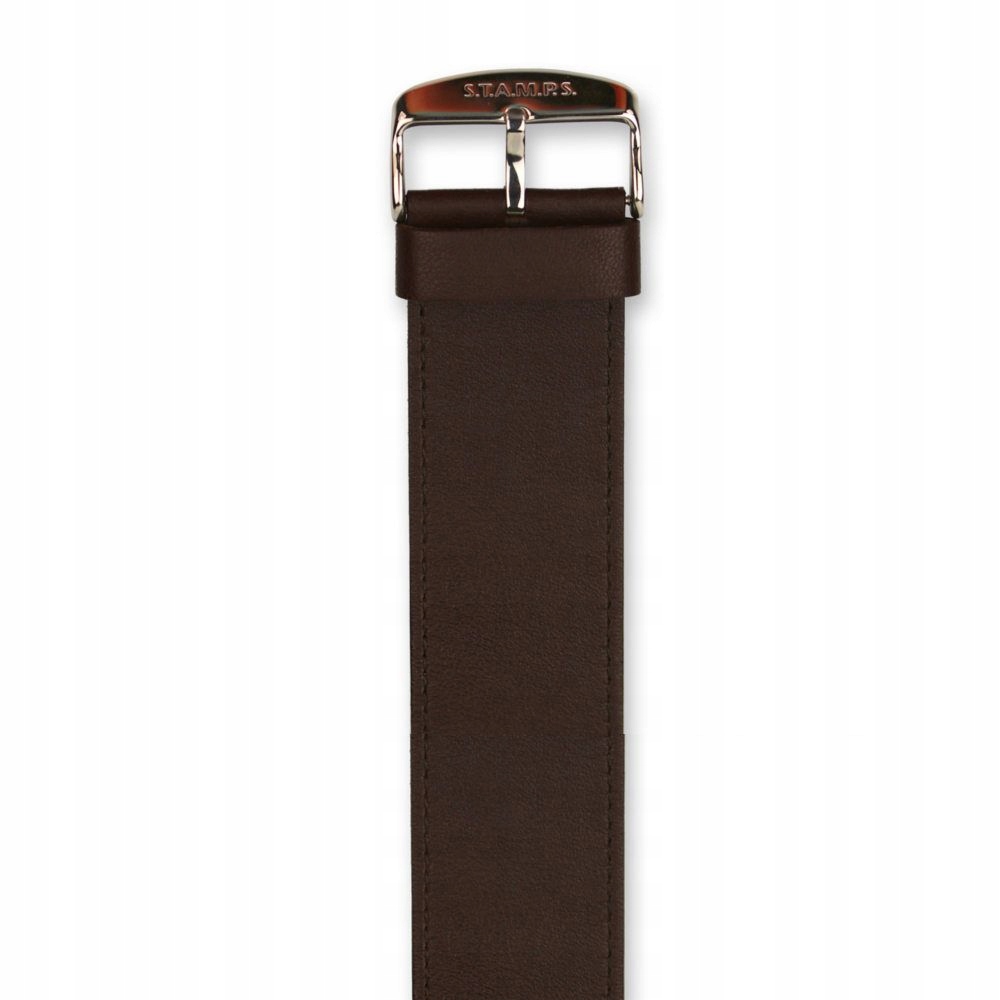 Řemínek S.t.a.m.p.s. Classic Leather Dark Brown (Tmavě hnědý kožený řemínek)
