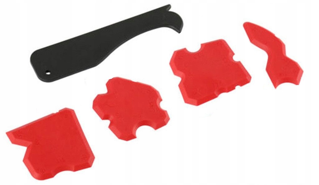 SZPACHLA SZPACHELKA DO SILIKONU 5 SZT ŁOPATKI FUG