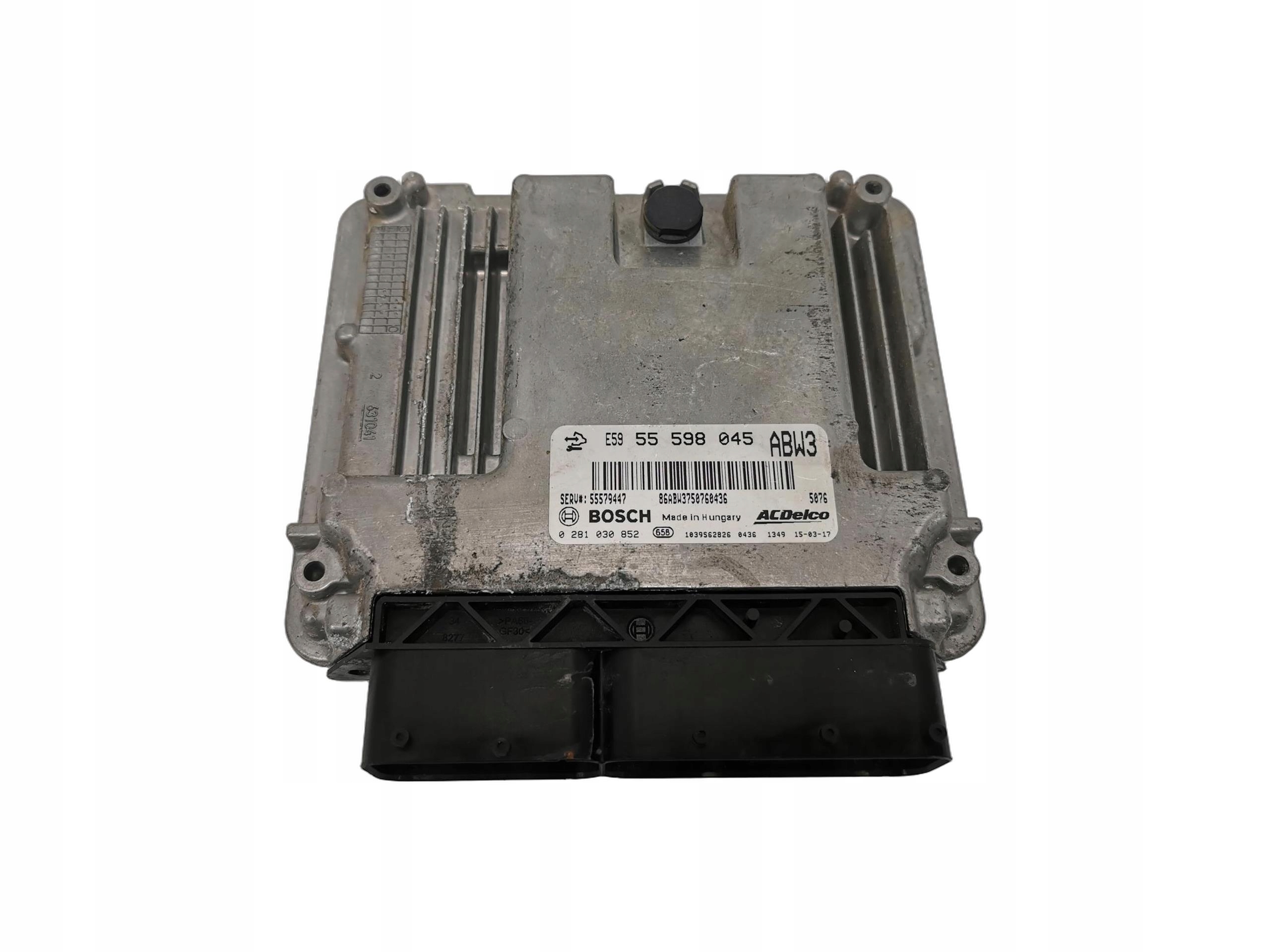computer control unit of the engine OPEL INSIGNIA A LIFT 2.0 CDTI A20DTH 55598045