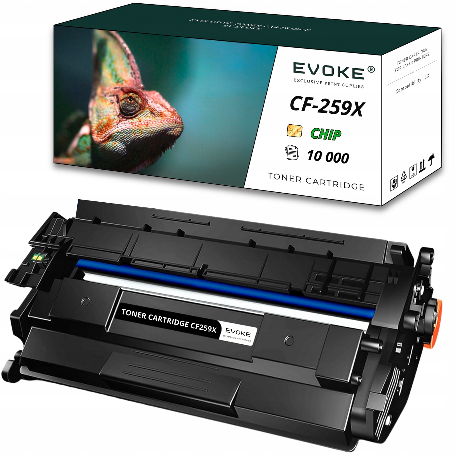 Toner do drukarki Hp CF259X Chip czarny 10000 stron 59X z chipem