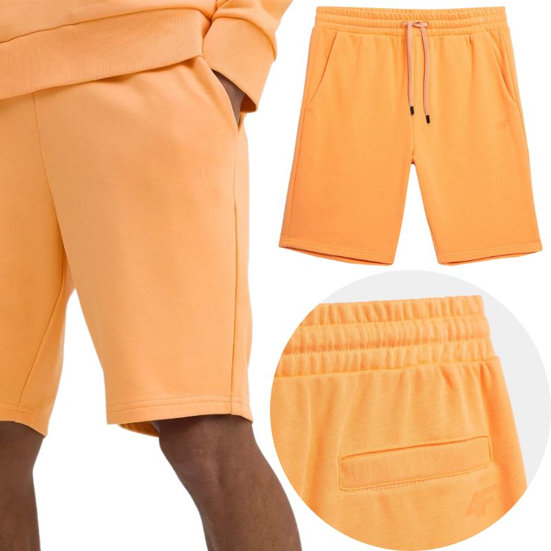 SPODENKI 4F MĘSKIE SZORTY DRESOWE Z BAWEŁNĄ BASIC+ 13702833990 - Allegro.pl