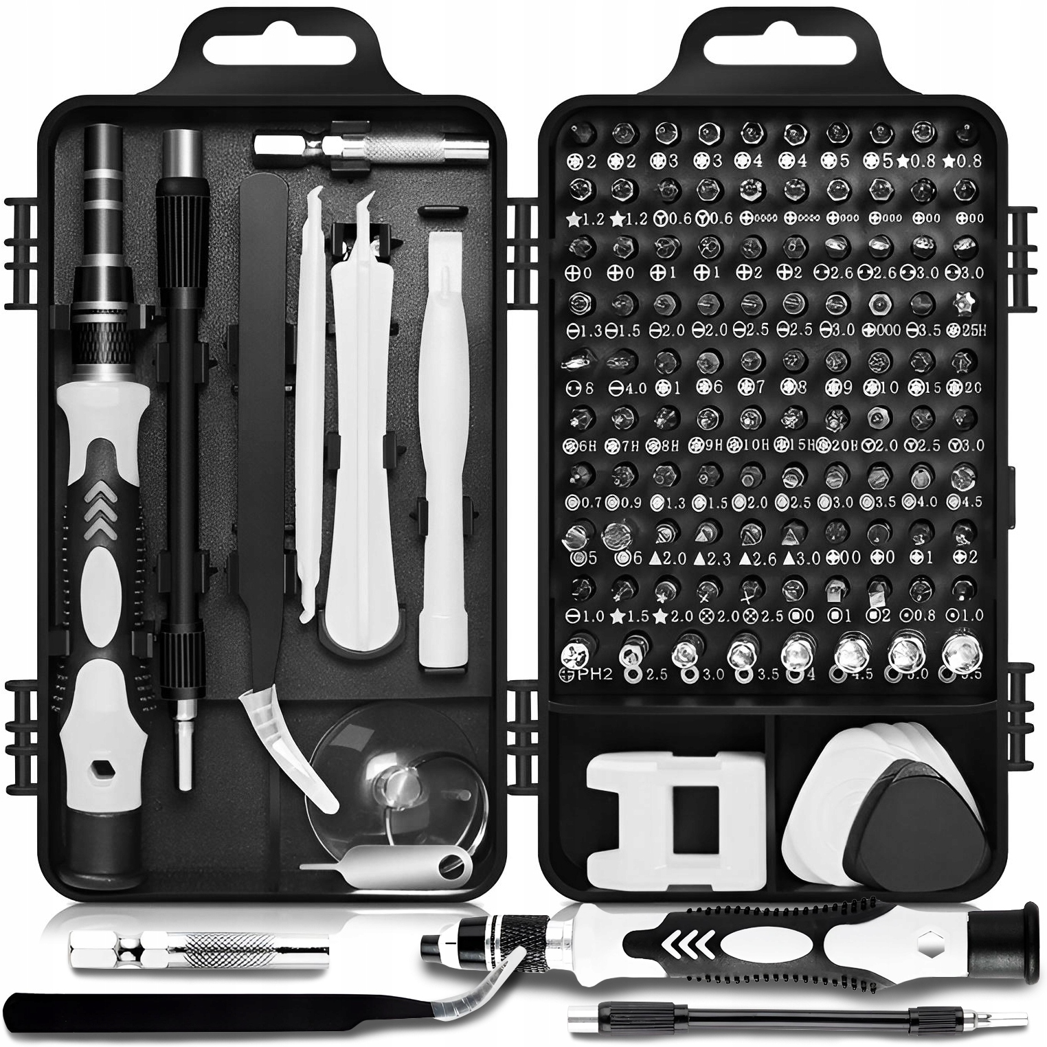 UNIWERSALNY ZESTAW ŚRUBOKRĘTÓW PRECYZYJNYCH WKRĘTAKI TORX BIT BITY 115w1