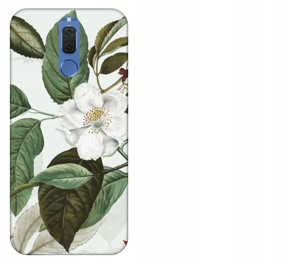 

Etui pokrowiec Huawei Mate 10 Lite Kwiat biały akw