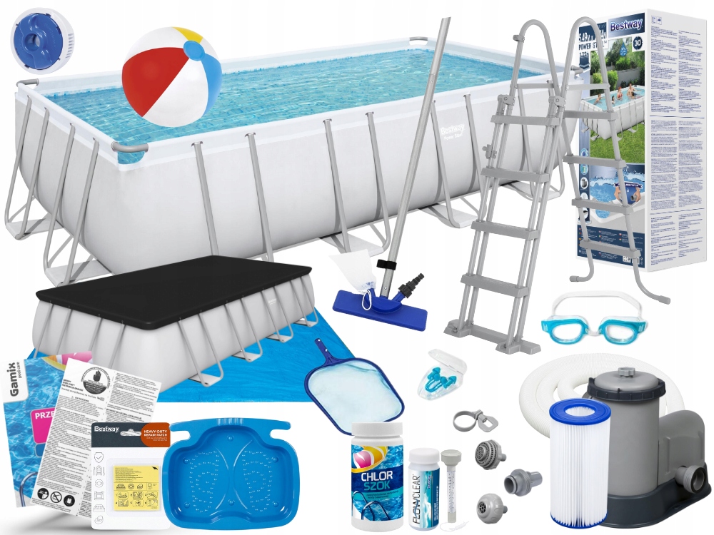 

Basen Ogrodowy Bestway Stelażowy 549x274x122 56465