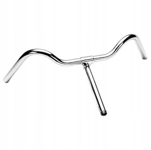 Kierownica jaskółka ze wspornikiem Humpert chrom