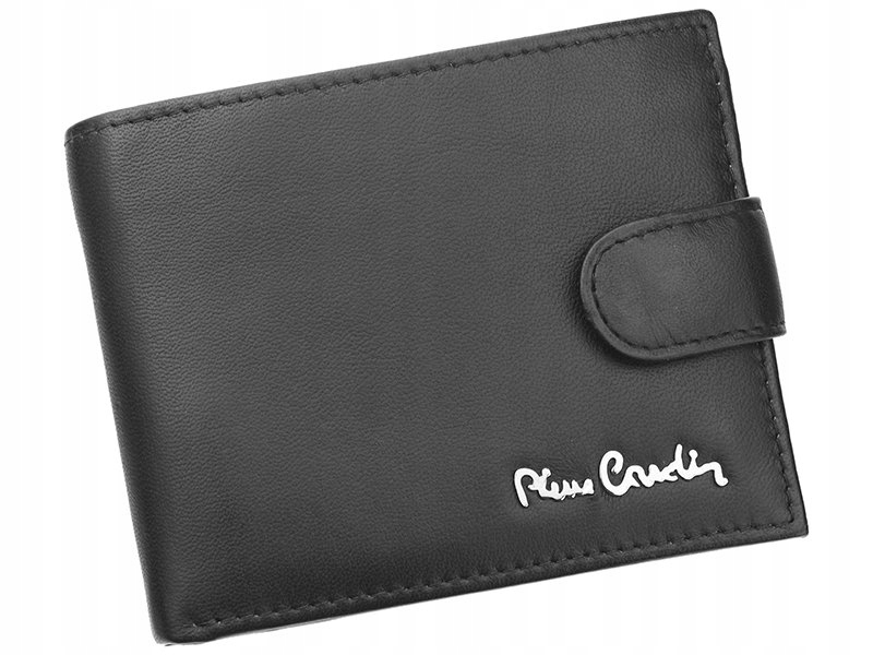 

Pierre Cardin męski skórzany portfel Czarny
