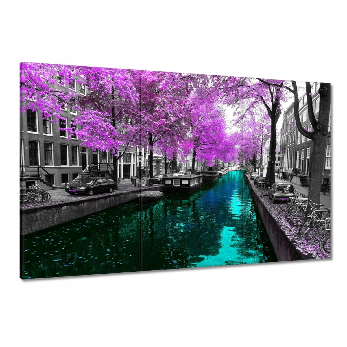 Obrazy 120x80 Řeka v Amsterdamu Nizozemsko