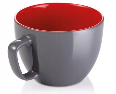 

Kubek Ceramiczny Crema Shine Tescoma 0.6l Szary