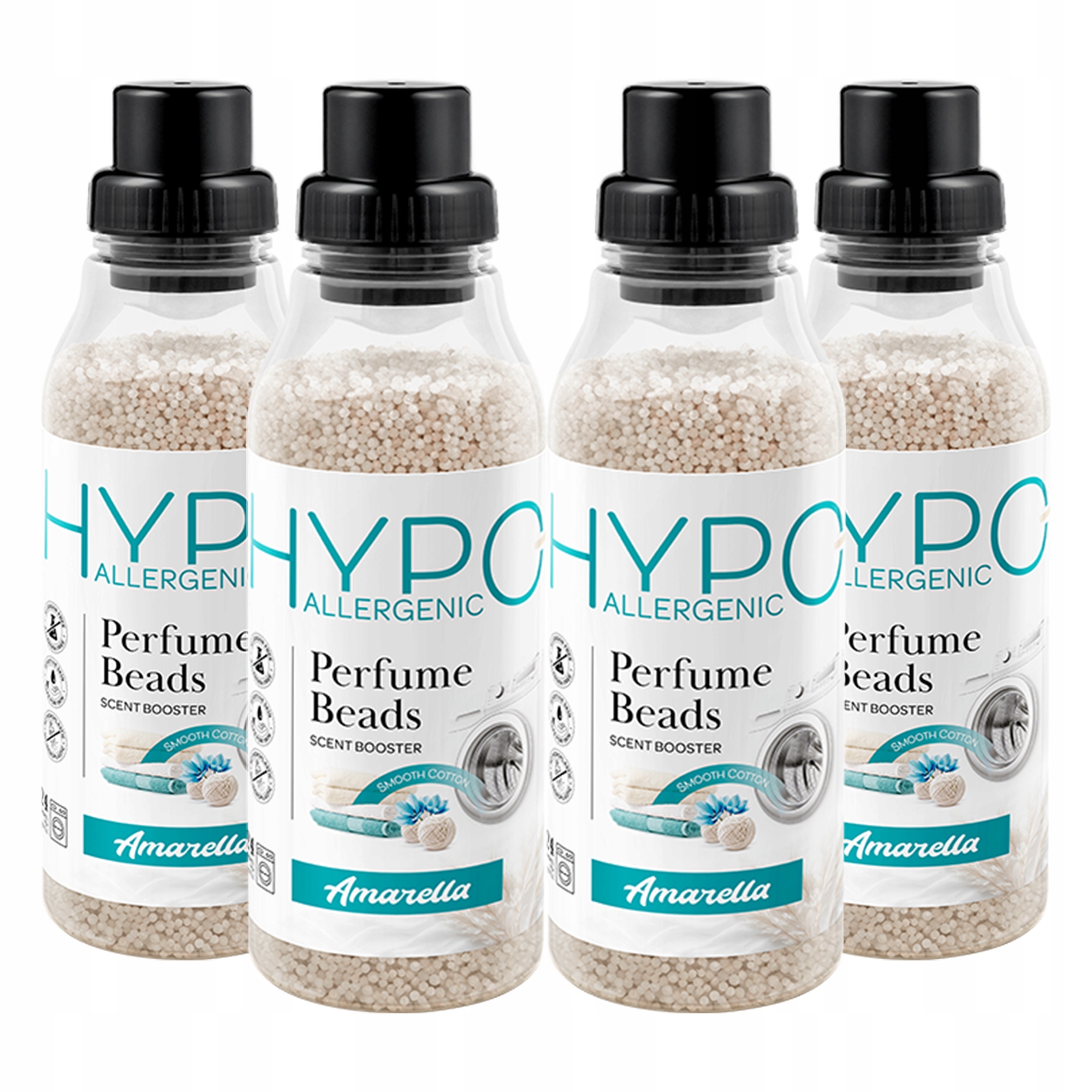 Sada vonných perliček na praní Amarella Hypoalergenní 4 x 370 g granule