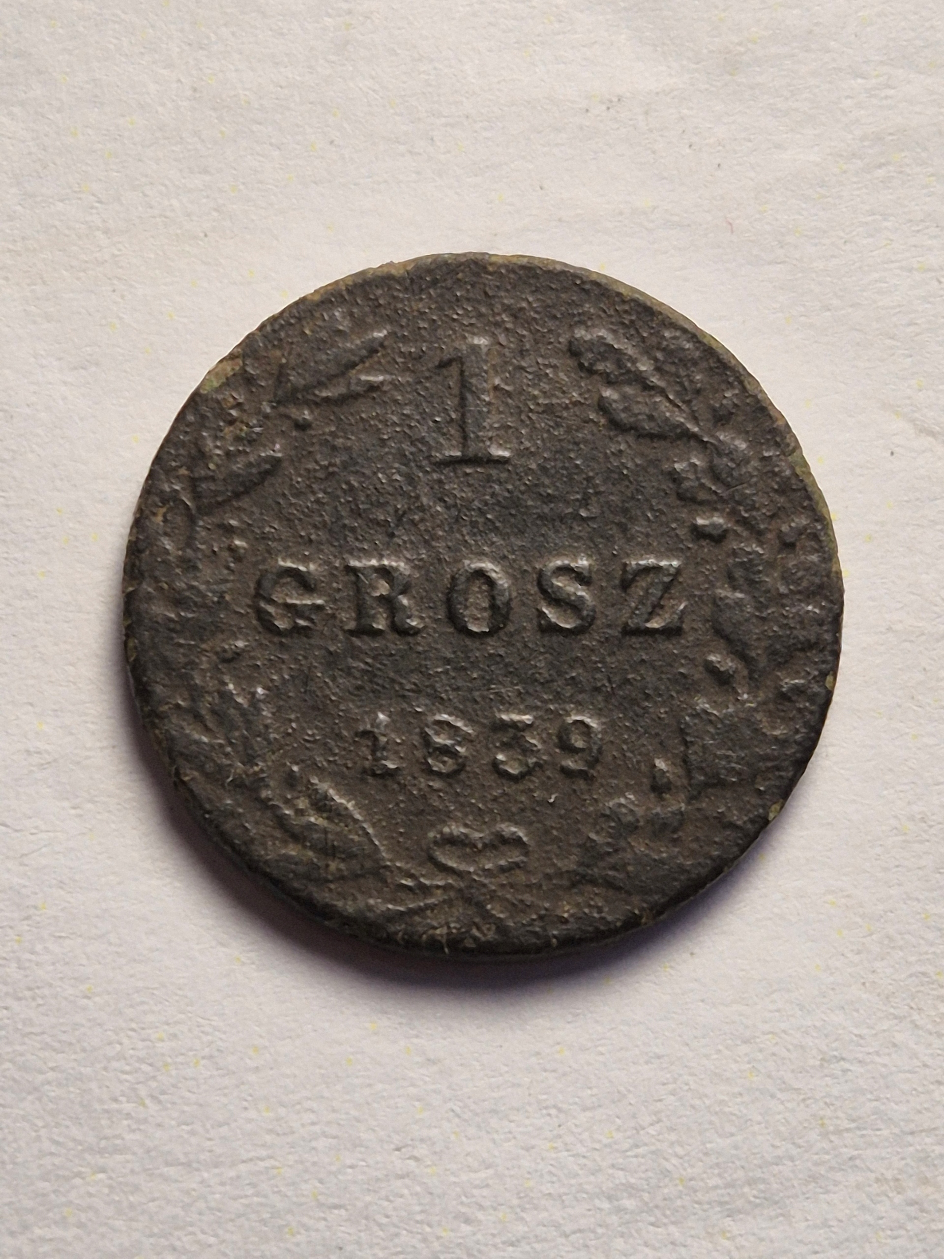 1 Grosz 1839 - Numizmatyka, monety kolekcjonerskie - Allegro.pl