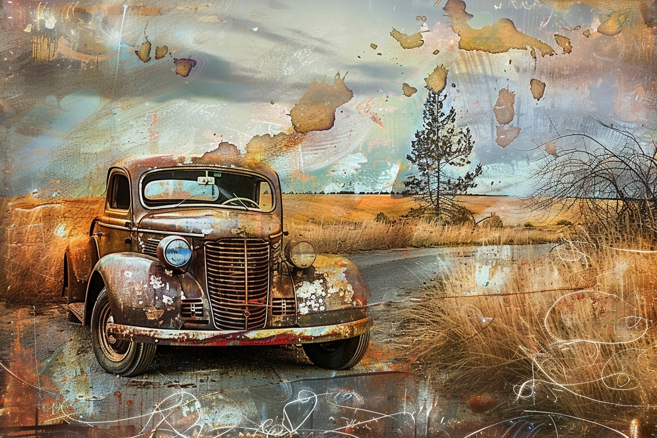 Obraz Na Plátně Canvas Retro Vintage Auto Oldtimer Klasik 120x80