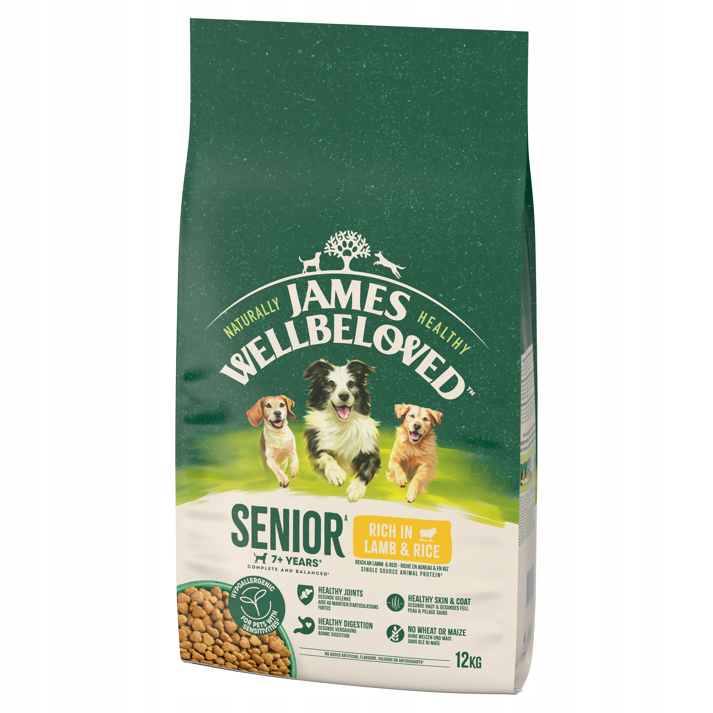 James Wellbeloved Senior monobiałkowa sucha karma dla psa jagnięcina 12 kg