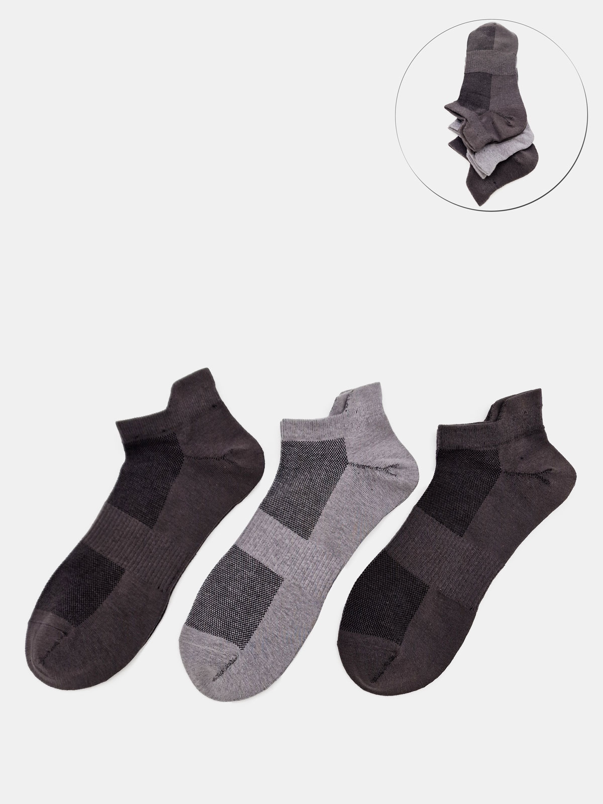 

Skarpety Męskie Stopki Bawełna Krótkie 3-PAK 42-45