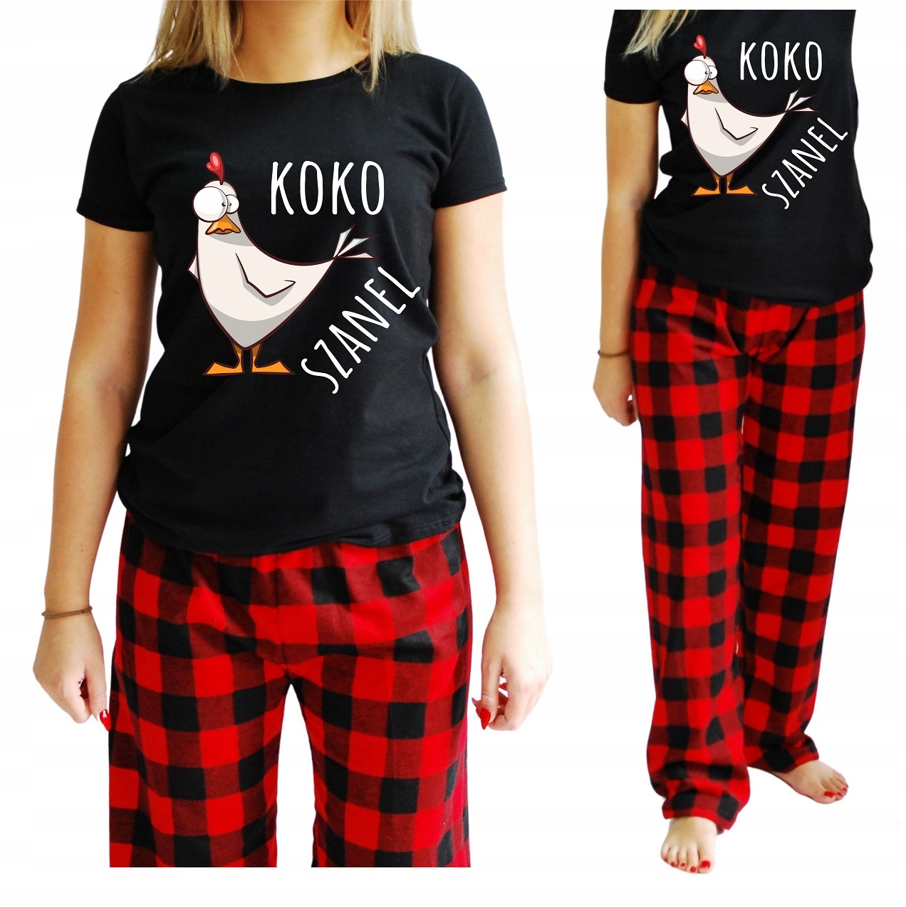 Dámské pyžamo Dárek Den žen dárek na Valentýna dlouhé kalhoty XL