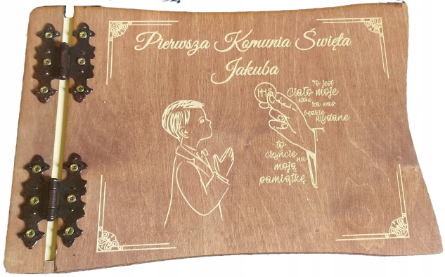 

Album na zdjęcia kartka komunijna pamiątka Komuni
