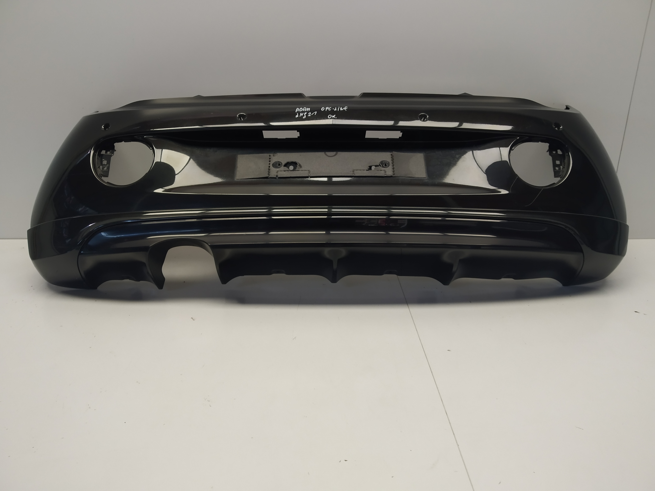 Opel Adam OPC Line Caly bumper rear part black without pekniec