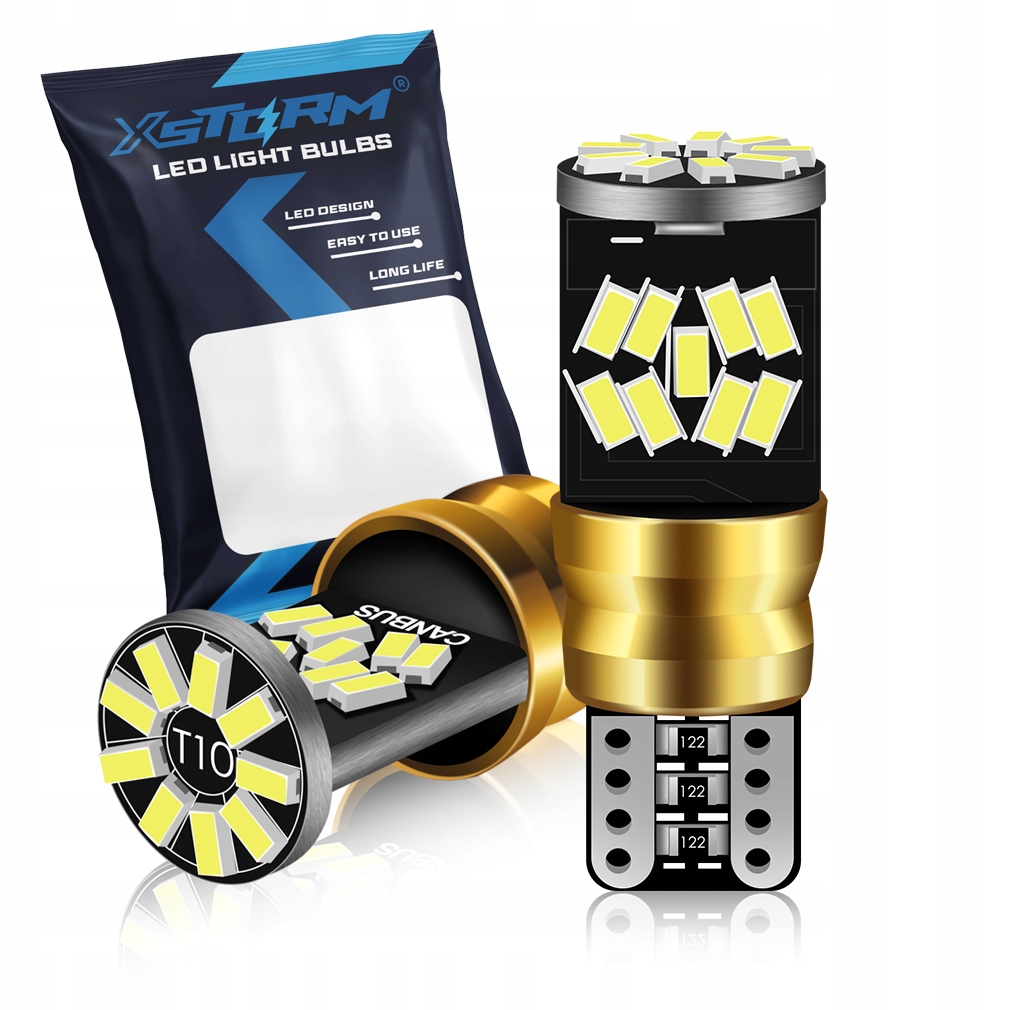 Żarówki Samochodowe Led Xstorm W5W T10 Postojowe Canbus 360° Mocne