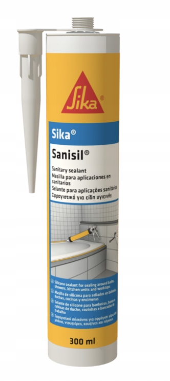 

Silikon Sanitarny Sika Sanisil 300ml Bezbarwny