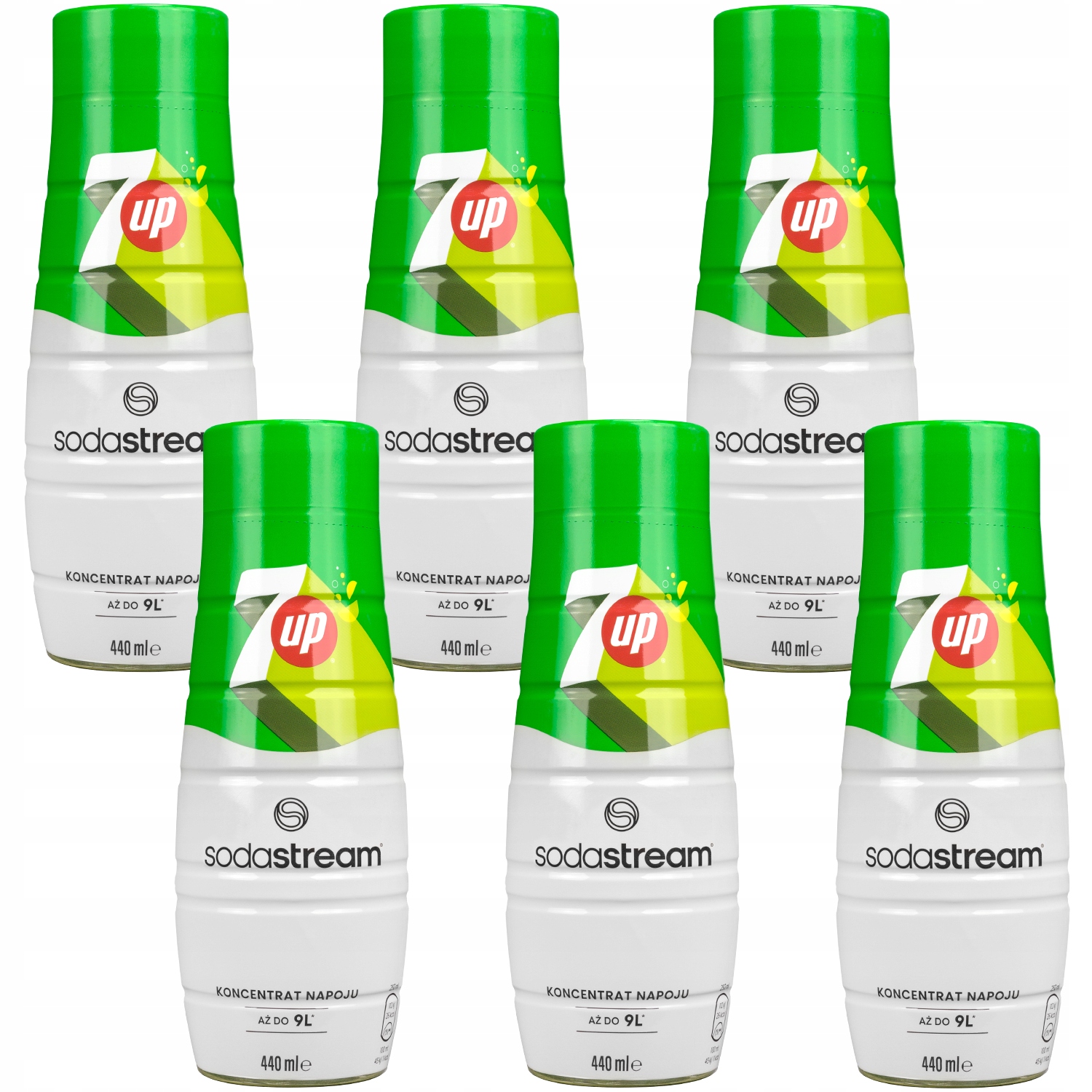 Sirup Sodastream 7UP 6 Kusů Koncentráty Do Saturátoru