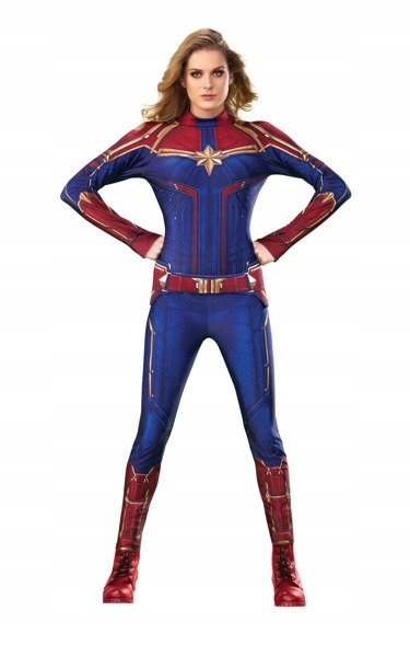 Kostým Kapitán Marvel Licencovaný Xs