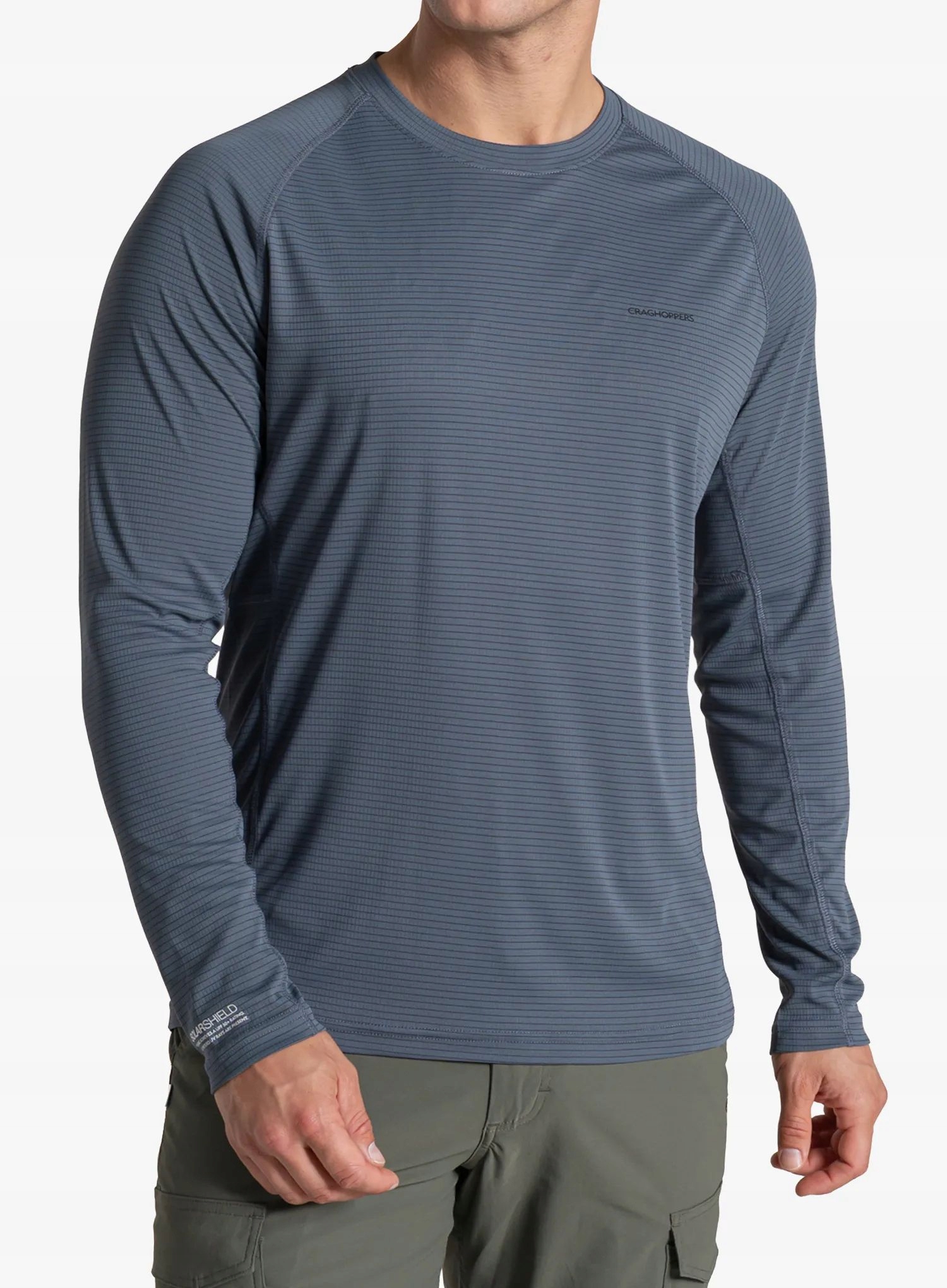 Bluza Craghoppers NosiLife SolarShield+ Ls T-Shirt dark pewter M