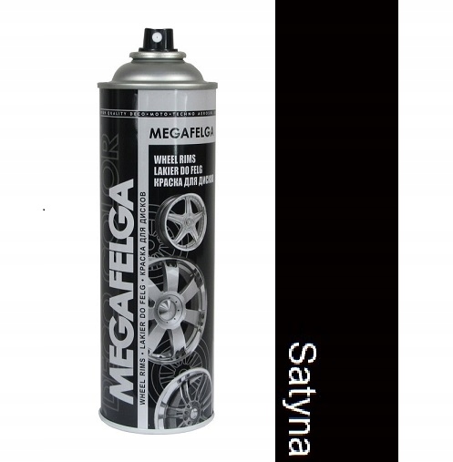 

Farba lakier spray do kół Felg 500ml Czarny Matowy