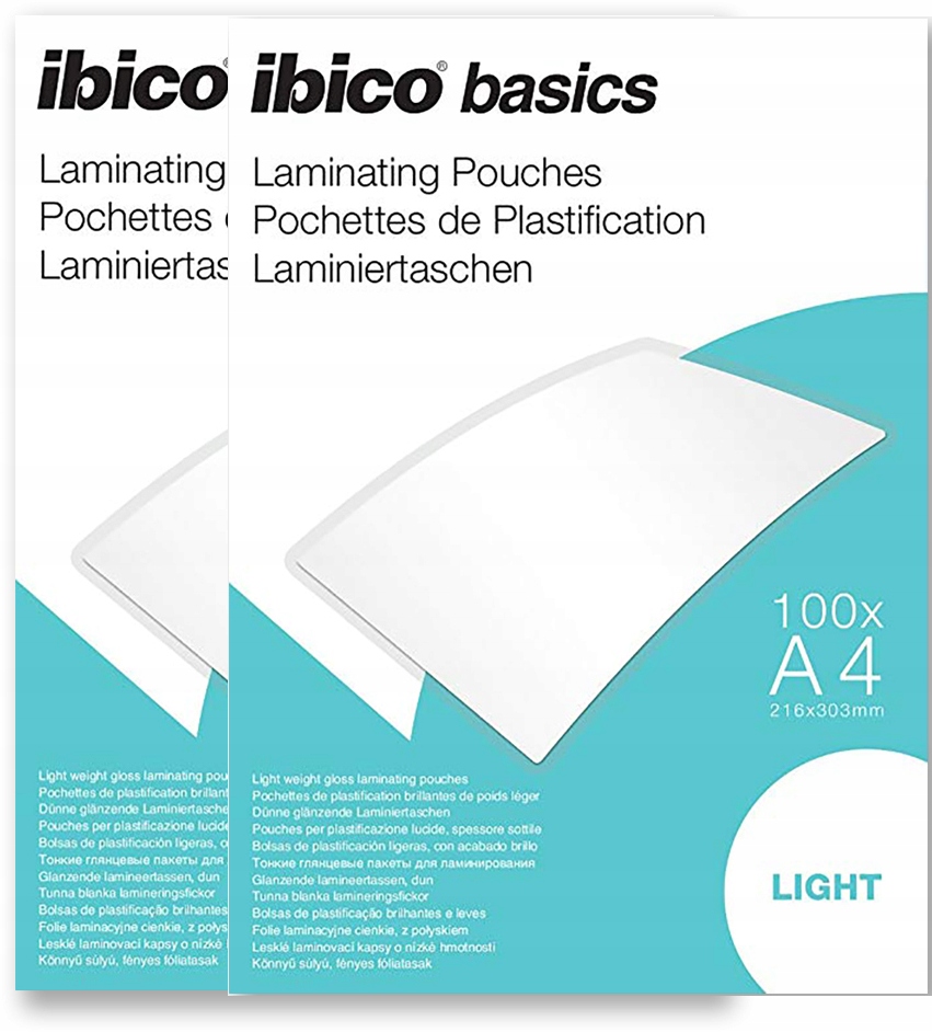

Folia Laminacyjna Do Laminowania A4 2x75 µm 200str